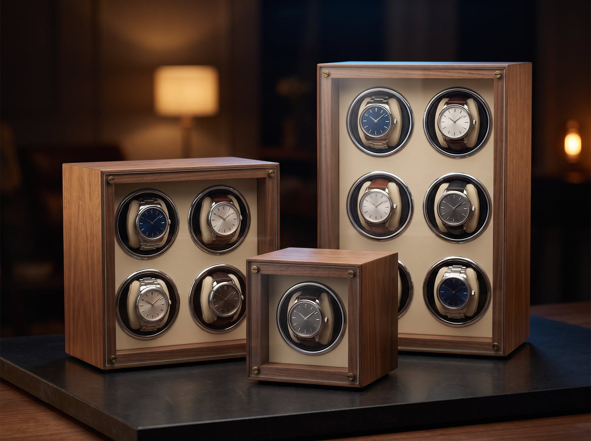 Remontoirs ROUAGE en bois, une, quatre et six montres