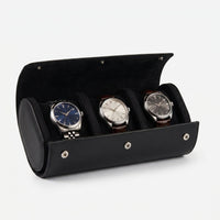 Étui de Voyage ROULEAU, 3 Montres, Noir