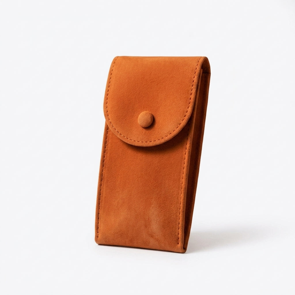 Étui à Montre NOMADE, Flanelle Orange
