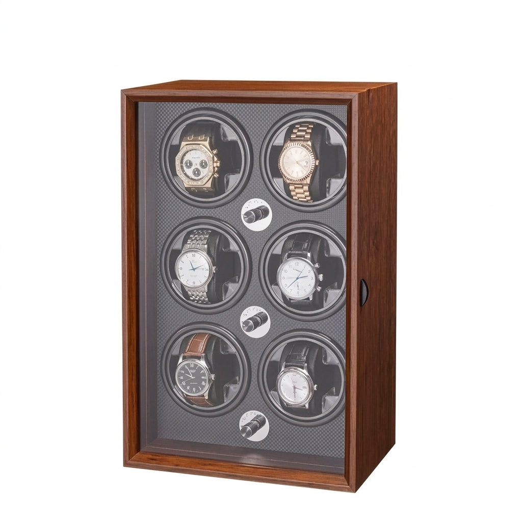 Remontoir STELVIO - 6 Montres Noyer