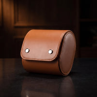 Étui de Voyage ROULEAU, 1 Montre, Cognac