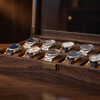 Boîte à montres SERTI 12 montres garnie