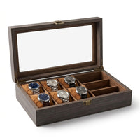 Boîte à Montres SERTI, 6 Places et 3 Lunettes