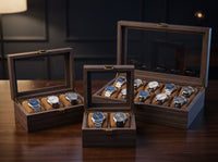 Boîtes à montres SERTI, trois formats de la gamme